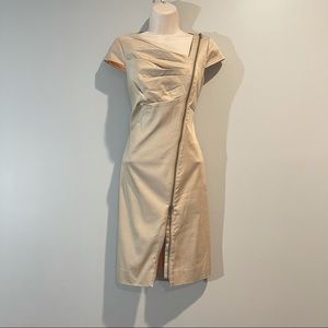 Tan Dress with Zipper by Muse